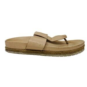 Vince Pebble Leather Thong Sandal Flip Flop - 6
